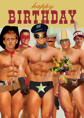 Happy Birthday Boys Greeting Card by Max Hernn